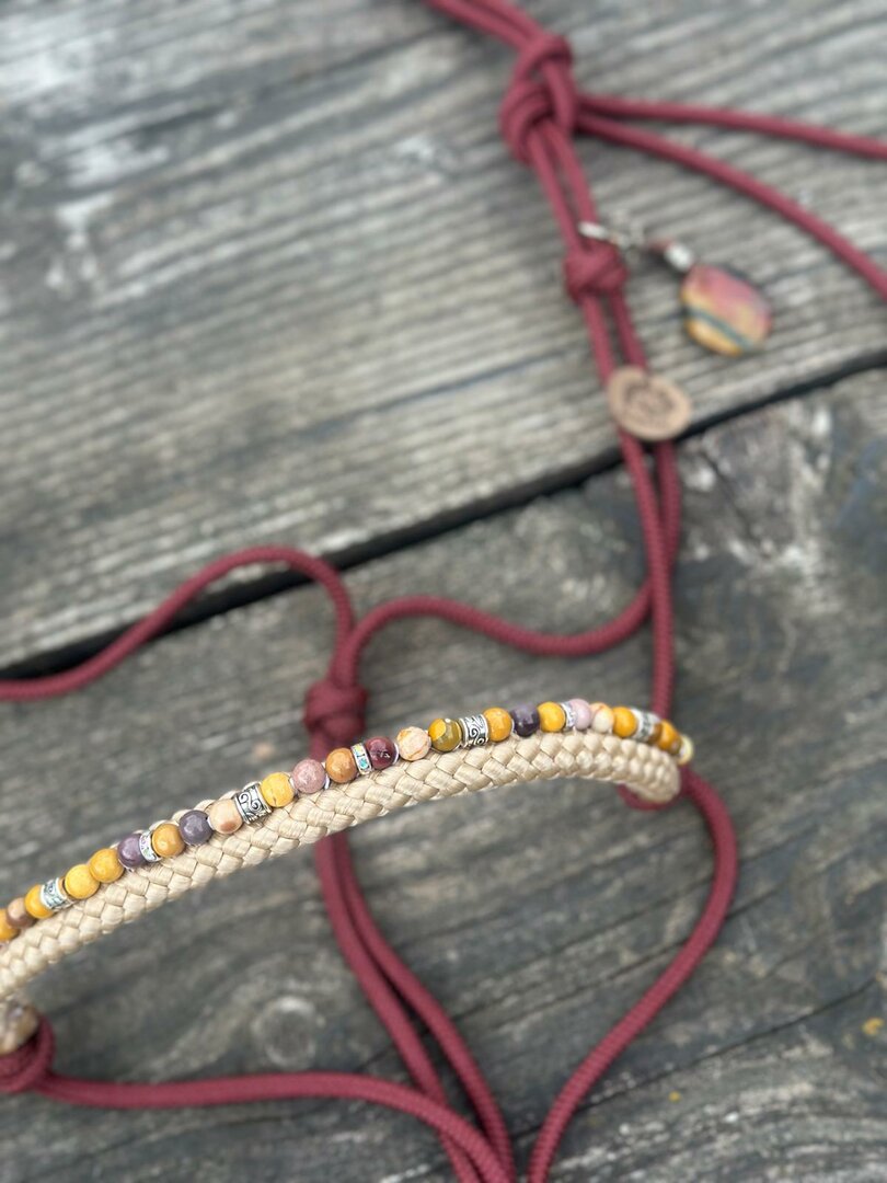 Touwhalster 'Crystal Deluxe - Mookaiet Jaspis'