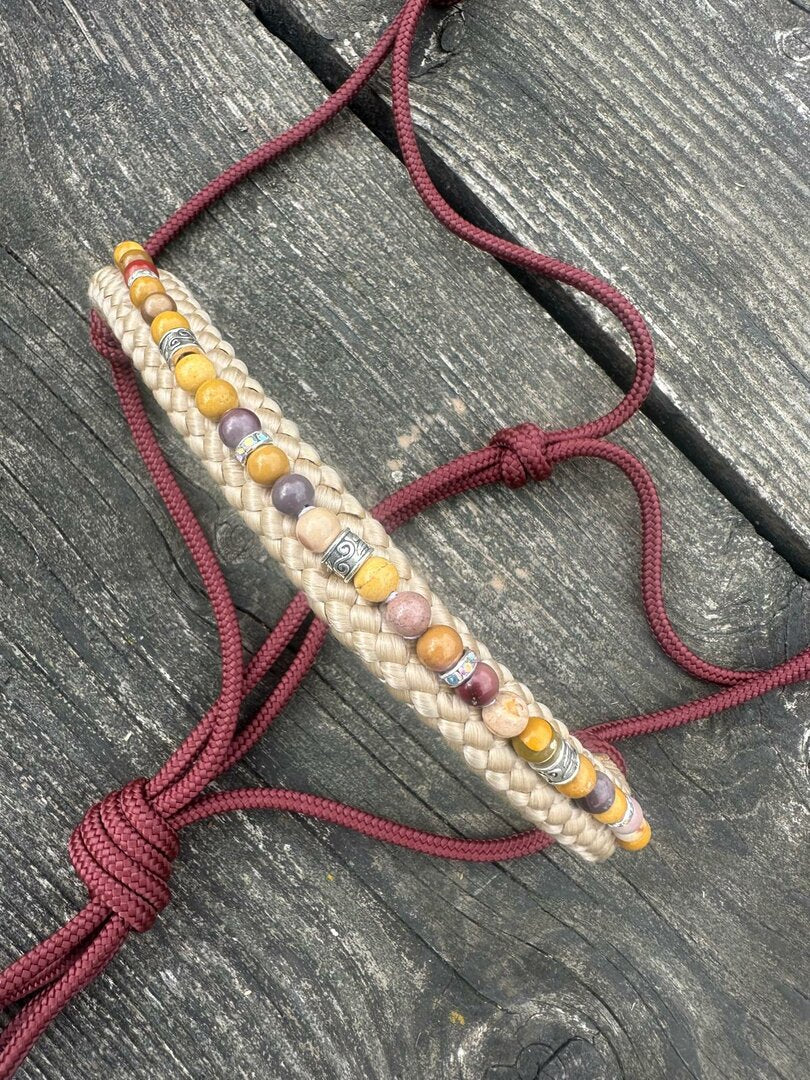 Touwhalster 'Crystal Deluxe - Mookaiet Jaspis'