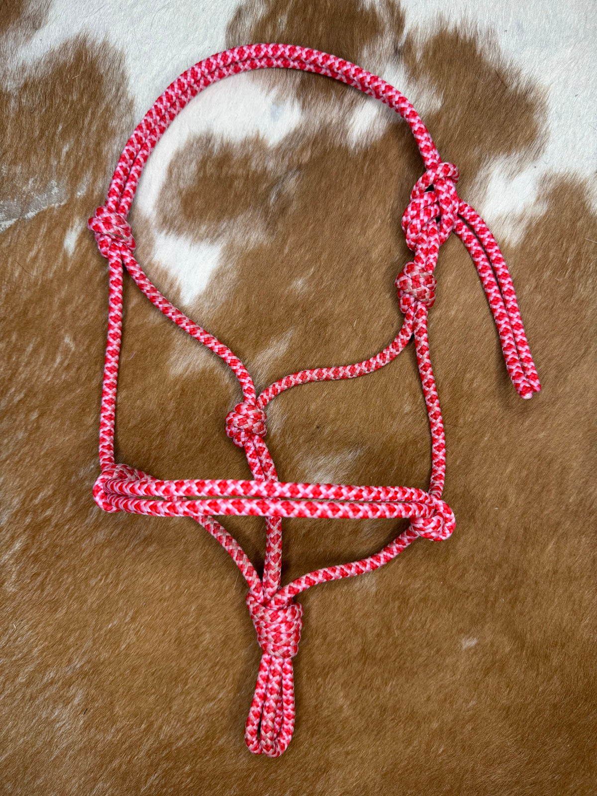 Touwhalster Basic Rood/Roze| Maat Shet