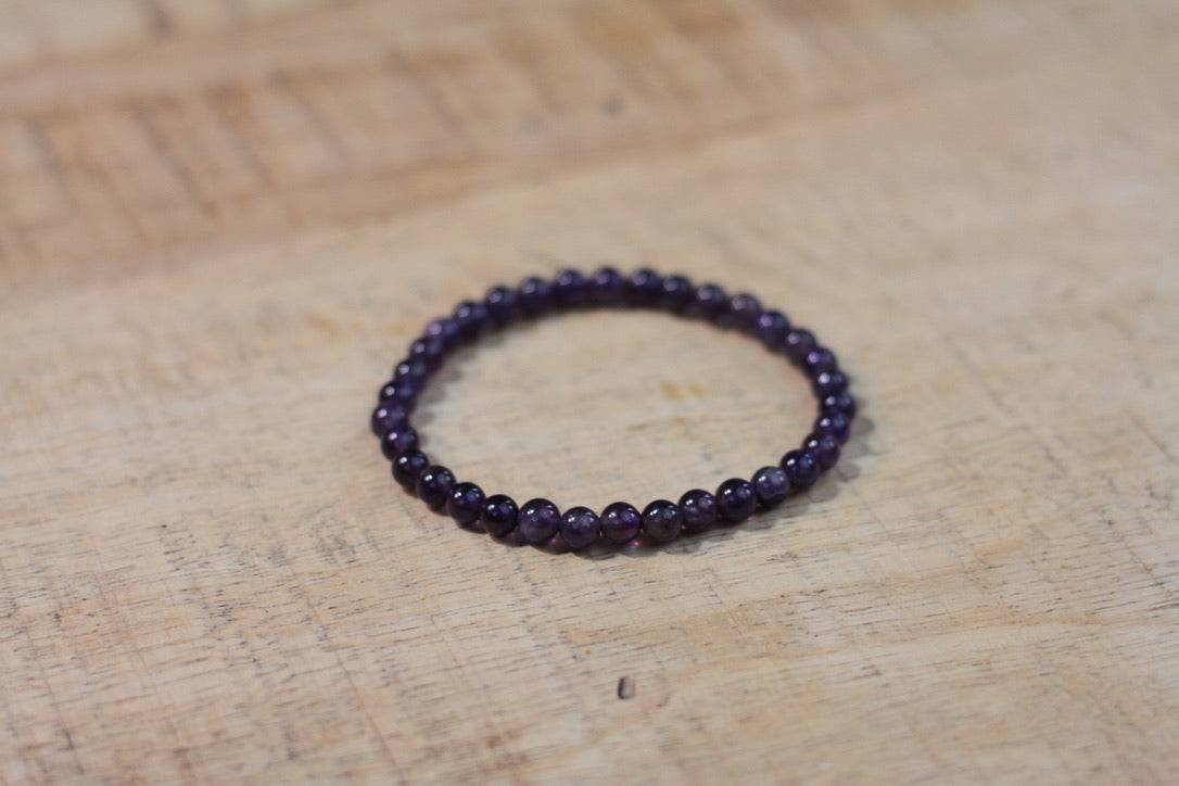 Armband Amethist 4mm