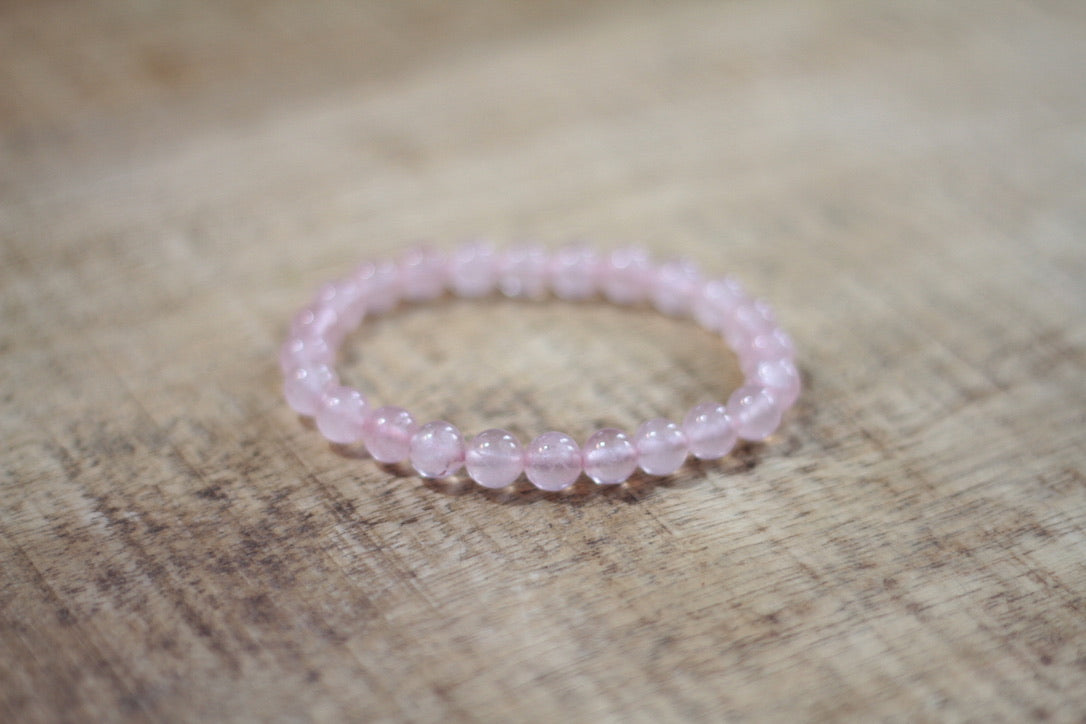 Armband Rozenkwarts 8mm
