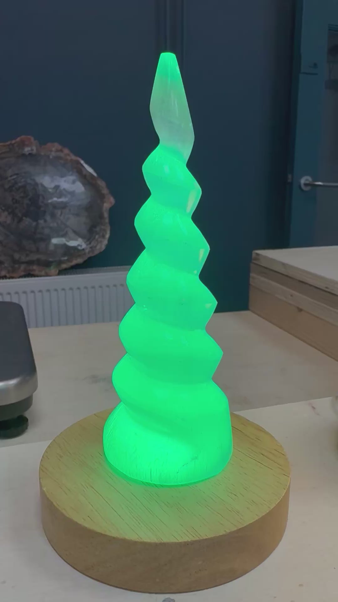 Unicorn Hoorn Seleniet | Regenboog Lampje